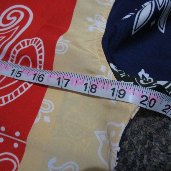 NWT English Laundry Boys Short Sleeve Button-Down paisley patch Print Shirt XL18 - Picture 7 of 9